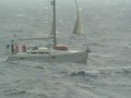 sailing yacht with German crew not far from Corfu ...