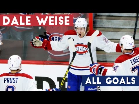 Dale Weise's All Goals from 2014-2015 NHL season and playoffs