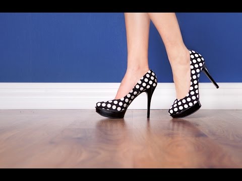how to properly walk in heels