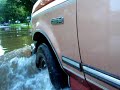 Ford F-150 in a flood