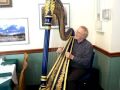 Harpist Playing at Crumpets Restaurant and Bakery