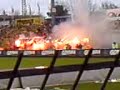 Derby Arka - Lechia. Kurwy, kurwy pal? si? ! Widok z zegara