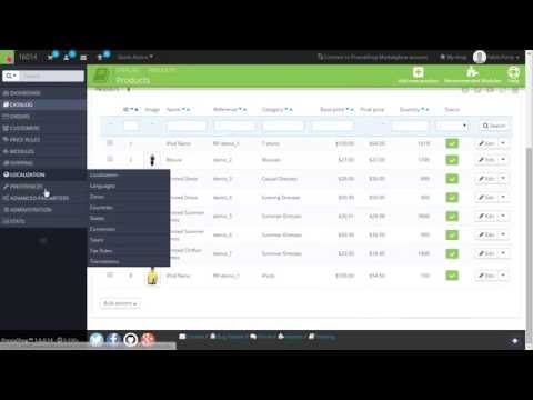 how to import csv prestashop
