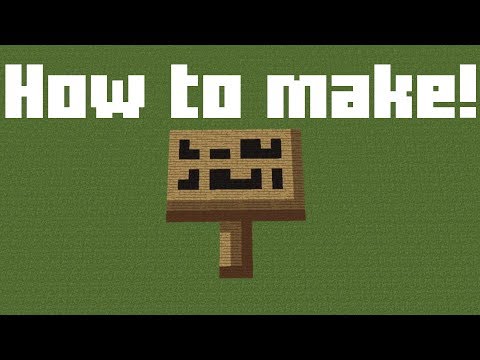 how to make a sign i minecraft
