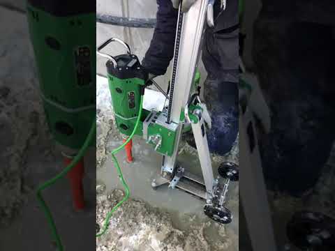 Установка алмазного бурения BYCON PRO-350. Алмазное бурение диаметр 42 мм, L1000 мм. Санкт-Петербург