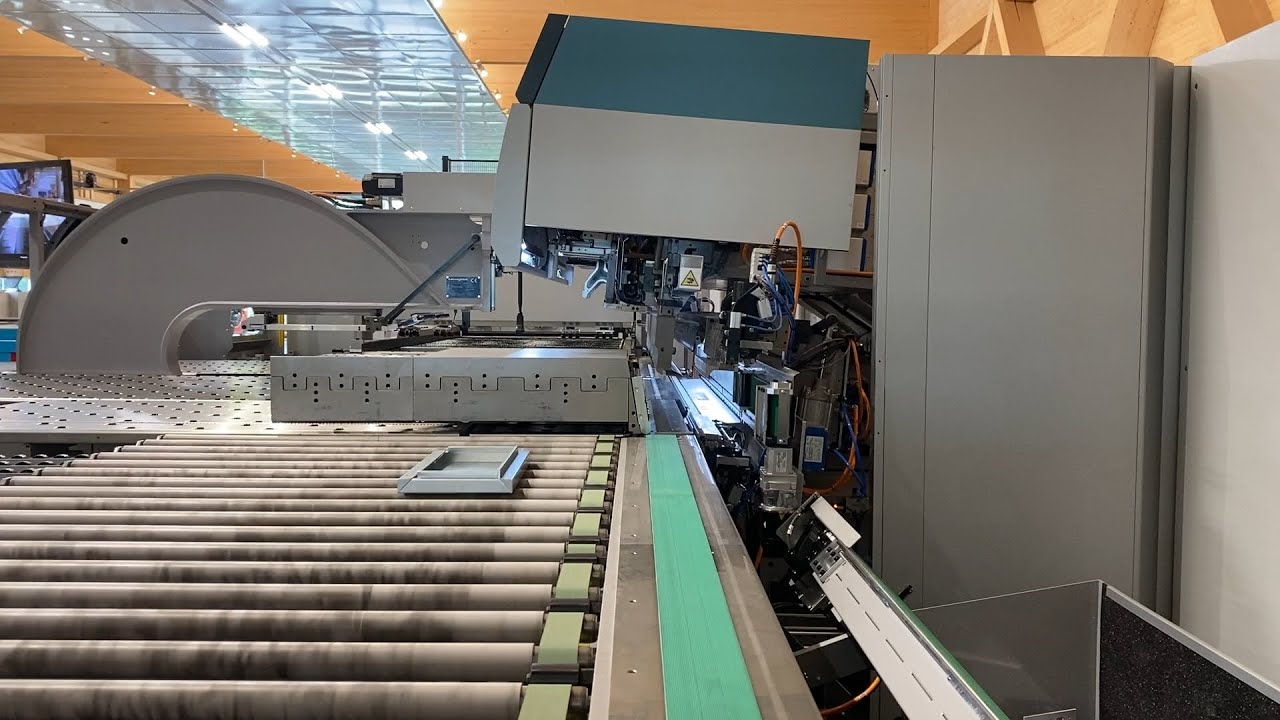 #7 Salvagnini S4 +P4 line side view of delivery