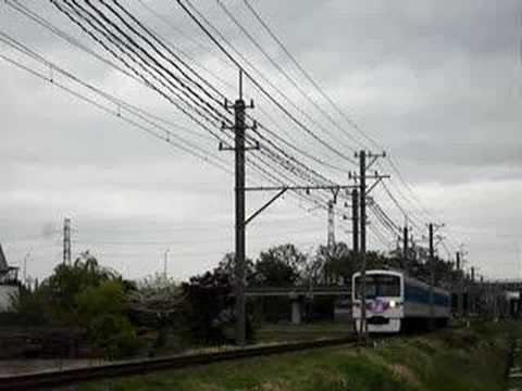 秩父鉄道6000系急行さくら号　大麻生－明戸にて