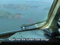 Flying over San Francisco Golden Gate Bridge (1)