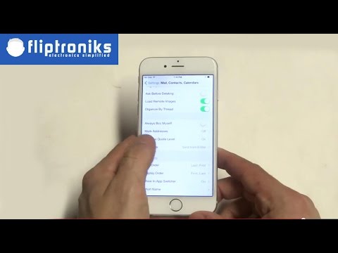 how to change email on iphone