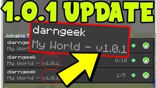 NEW MCPE 1.0.1 Update RELEASE VERY SOON! - DEVELOPER is playing MCPE 1.0.1 UPDATE EARLY!