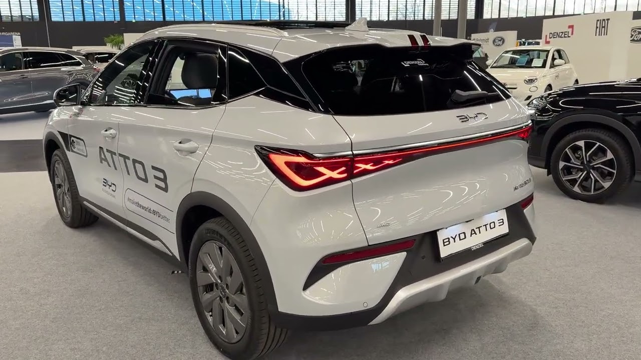 BYD ATTO 3 EVO Europe 2026 - AMBIENT lights, DIGITAL COCKPIT views & LED lights