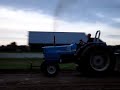 landini 9880 -  proeftrekken in stroe