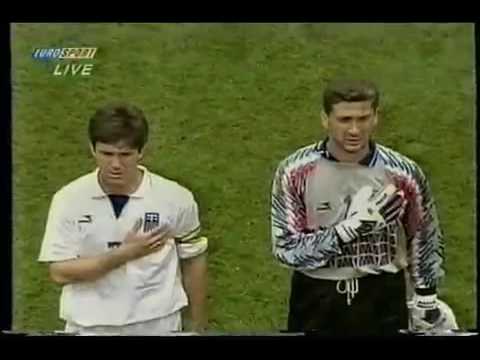 En el Mundial 1994 jugando contra Argentina