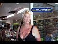 Brigitte Nielsen Shops At Kitson Brigitte Nielsen Shops At Kitson