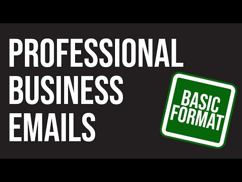video-linktoworks-Professional Business Emails: Basic Format
