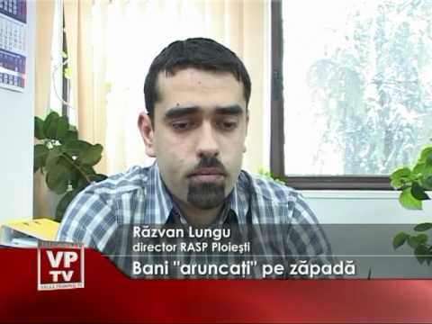 Bani «aruncaţi» pe zăpadă
