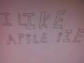 I LIKE APPLE PIE