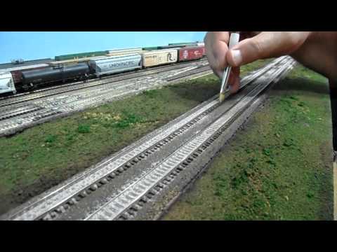 how to ballast n gauge track