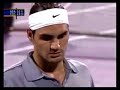 roger federer v andre agassi: 2003 tmc final part 1