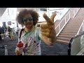 Redfoo Dancing As He Hears His Music Playing At Virgin Air Redfoo Dancing As He Hears His Music Playing At Virgin Air