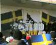Curling gold medalists singing