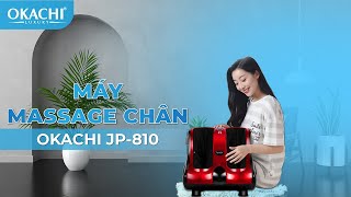 Máy massage chân hồng ngoại 3D OKACHI JP-810 (Đỏ)