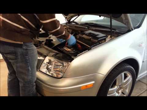How to remove / replace battery on a MK4 VW Jetta GOLF VW battery replacement