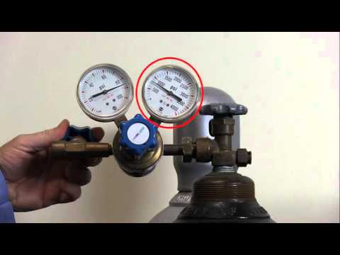 Installation - This short video shows the steps a lab worker should take to safely attach a regulator to a compressed gas cylinder.