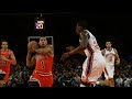 derrick rose attacked the rim relentlessly at msg and had some spectacular finishes in the lane.