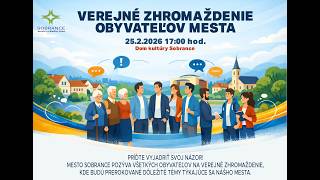 Verejné zhromaždenie obyvateľov mesta Sobrance