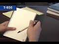 Promotional Product Large Tuck Journal Notebook T-935 promotionalproductaustin tx texas.avi