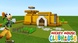Minecraft Tutorial: How To Make Goofys House from Mickey Mouses Clubhouse "Goofy House Tutorial"