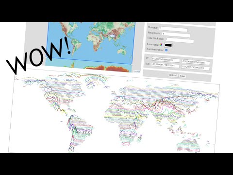 What Do You Get When You Combine Line Art, Javascript and Geography?
