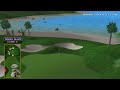 Golden Tee Great Shot on Tahiti Cove!