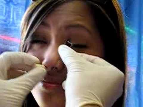 nose piercing!