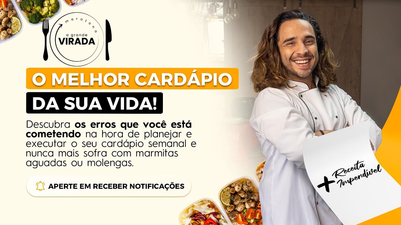 AULA 1 | Os erros que te impedem fazer marmitas congeladas com sabor e textura de comida fresca