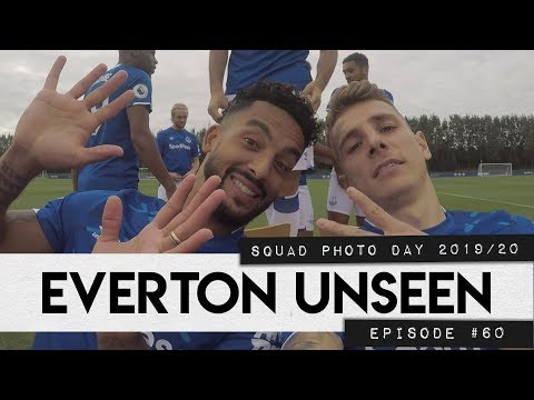 Video: EVERTON UNSEEN #60: SQUAD PHOTO DAY 2019/20, INCLUDING DIGNE CAM!