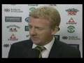 Strachan Sno Interviews after Hibs game