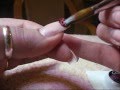 ACRYLIC NAILS - Dorothys Red Glitter Slipper Tips