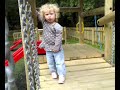 ella on a climbling frame