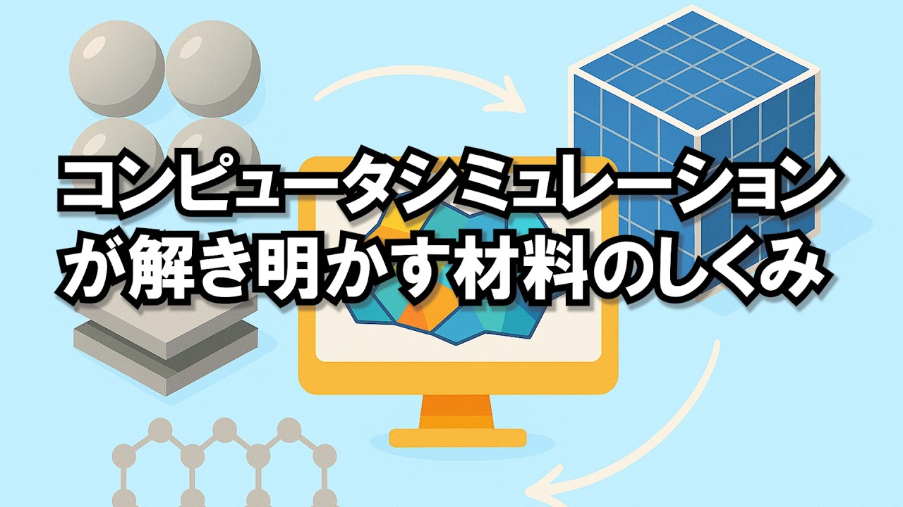 コンピュータシミュレーションが解き明かす材料のしくみ