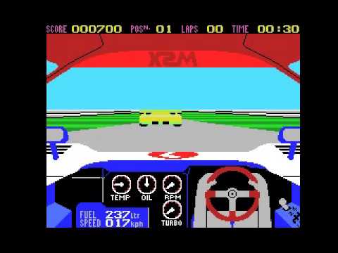 Le Mans (1984, MSX, Electric Software)