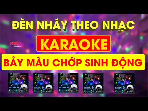 Đèn led pha lê 7 màu chất lượng sáng mạnh
