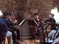 gade's first string quartet in d major, allegro moderato.
played by meadowmount school of music students matthew vaughan, heemin choi, malinda mcpherson and ben fried at the crater club, august, 2008.