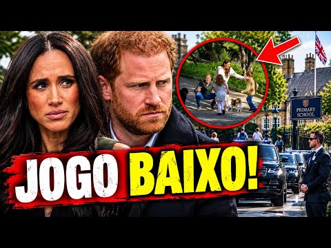 MEGHAN E HARRY JOGAM SUJO E USAM OS FILHOS PARA TENTAR PRESSÃO POR SEGURANÇA