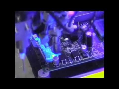 UV conformal coating - Printplaten coaten, conformal coating, printplaten beschermen door het aanbrengen van een coatinglaag en laten uitharden door uv-oven.
