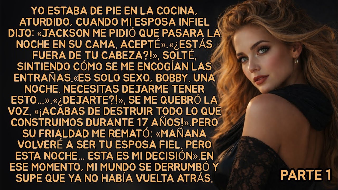 Yo estaba de pie en la cocina, aturdido, cuando mi esposa infiel dijo: «Jackson me pidió que pasara