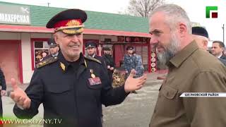 Руслан Алханов проинспектировал строительство социальных объектов в Шелковском районе