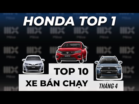 Top xe BÁN CHẠY tháng 4: Honda lần đầu TOP 1, Fadil tụt hạng...!?