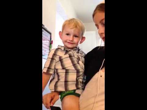 Peace out hommie - Cole talking at 2yr 6mo old :)